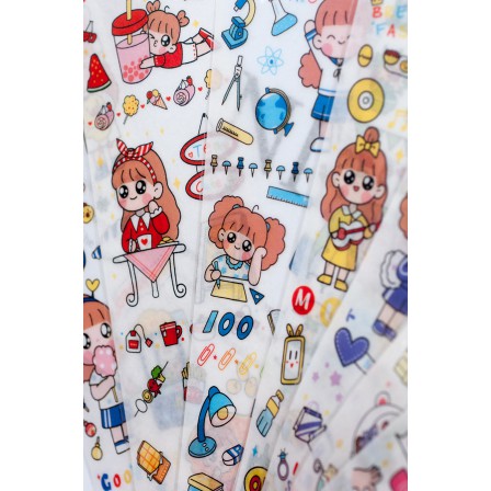 Miếng Dán Washi Sticker In Họa Tiết Cô Bé DIY Trang Trí Cực Dễ Thương