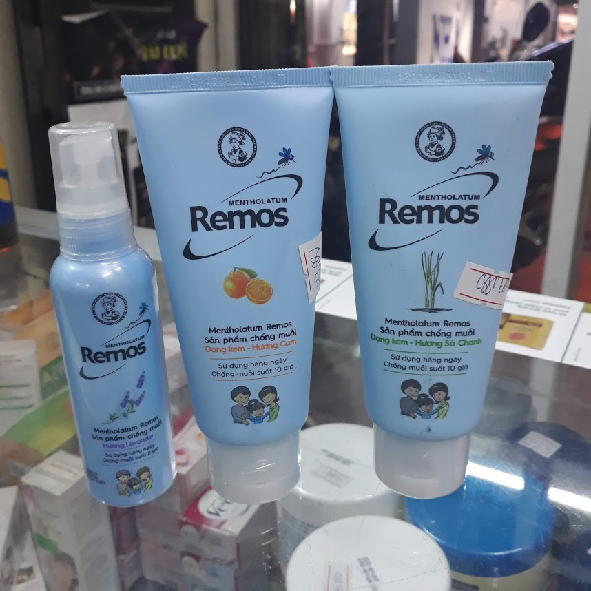 Chống muỗi Remos Mentholatum 60ml - 70ml