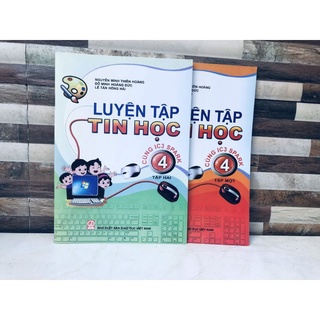 Luyện tập tin học 1,2,3,4,5(trọn bộ 2 cuốn tập 1, tập 2)