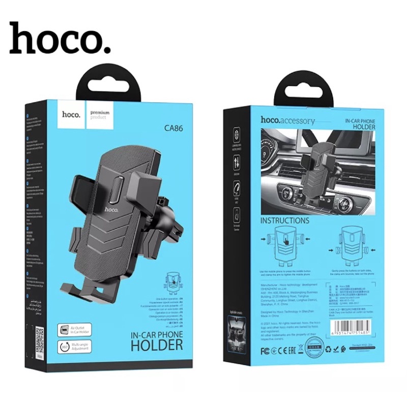 Giá đỡ, kẹp điện thoại gắn cửa gió điều hoà xe ô tô, xe hơi HoCo
