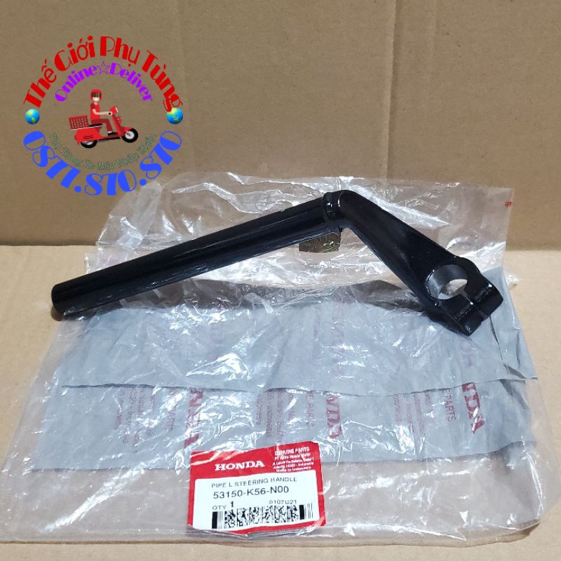 Ghi đông - Tay lái Sonic 150 zin chính hãng mới hàng nhập khẩu Honda Indonesia - 53100-K56-N00 /53150-K56-N00