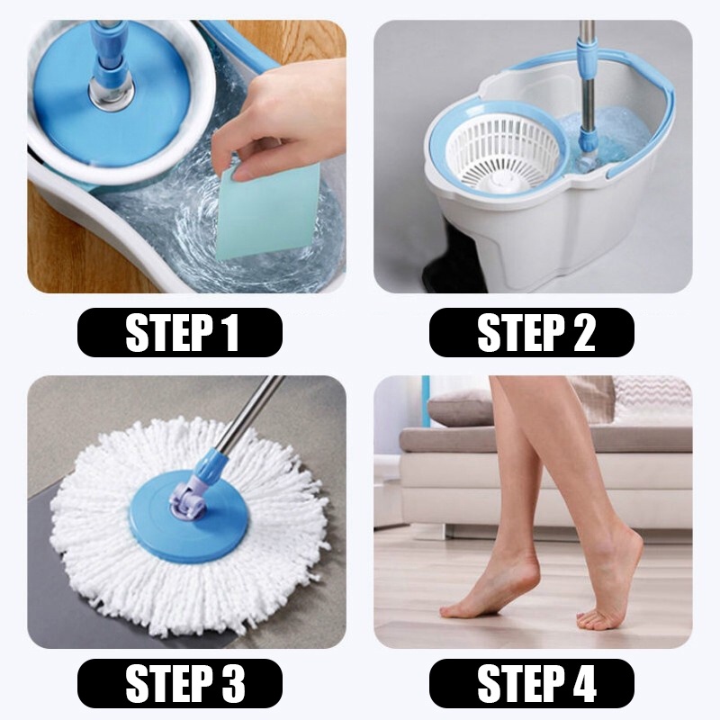 Set 30 Viên Sủi Màu Vàng Làm Sạch Sàn Nhà Vệ Sinh Tiện Dụng