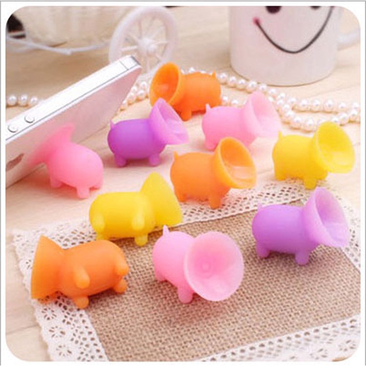 Giá đỡ điện thoại hình chú heo xinh xắn đáng yêu