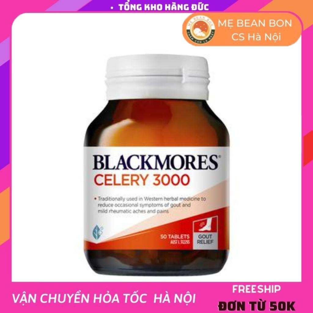 Viên uống Celery 3000mg của Blackmores hộp 50 viên của Úc cho người gút - mẹ bean bon shop