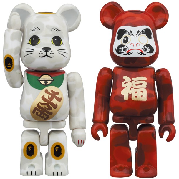 BEARBRICK NEKO DARUMA BAPE SỐ LƯỢNG GIỚI HẠN - ĐỒ CHƠI SƯU TẦM NHẬT BẢN GIÁ TỐT - HÀNG CHÍNH HÃNG 100%..