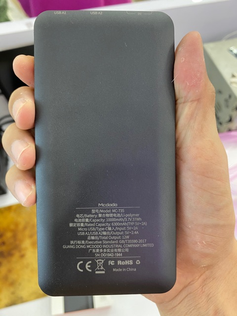 Sạc dự phòng Mcdodo 10.000mAh Hummingbird Series