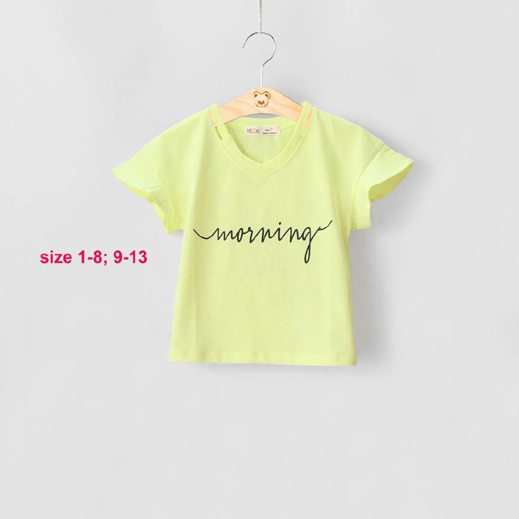 ÁO THUN NGẮN TAY CỔ TIM MORNING