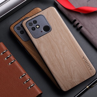Ốp Lưng Cho Xiaomi Redmi 10C 10A Họa Tiết Gỗ Tre Da Bốn Góc Mặt Sau Cho Xiaomi Redmi 10C Vỏ Điện Thoại