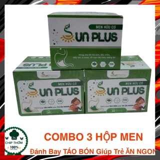 Combo 3 Hộp Men Hữu Cơ Sunplus