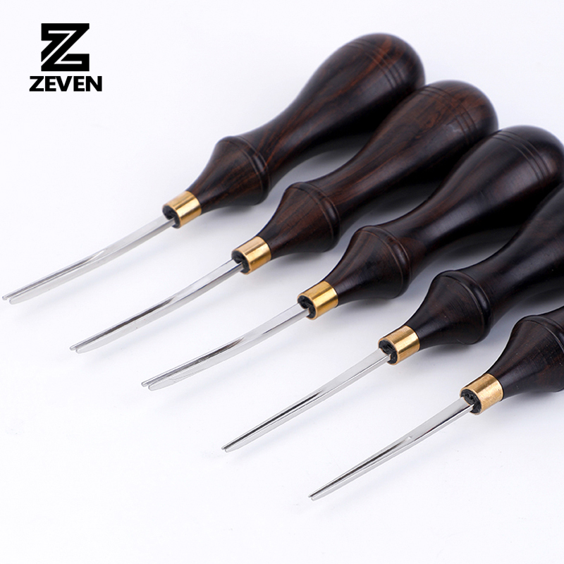 Bộ Dụng Cụ Đánh Bóng Viền Thắt Lưng Da Bằng Thép Carbon DIY 0.6 / 0.7 / 1.3 / 1.8 / 2.25