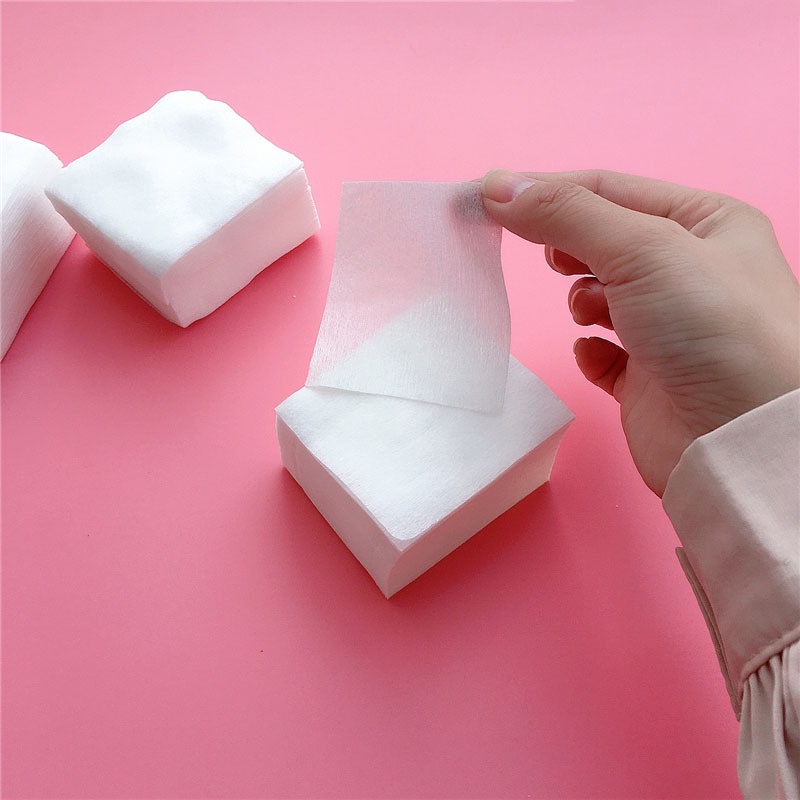 Gói 100 chiếc Bông tẩy trang VOV - Túi bông tẩy trang mini tiện lợi Molangshop