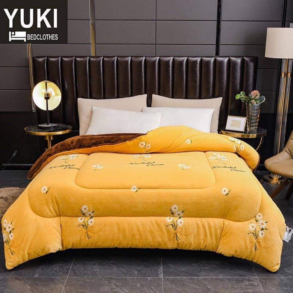 [Có Sẵn Nhận Ngay] Chăn Lông Cừu YUKI Hàng Về Đón Gió Mùa | BigBuy360 - bigbuy360.vn