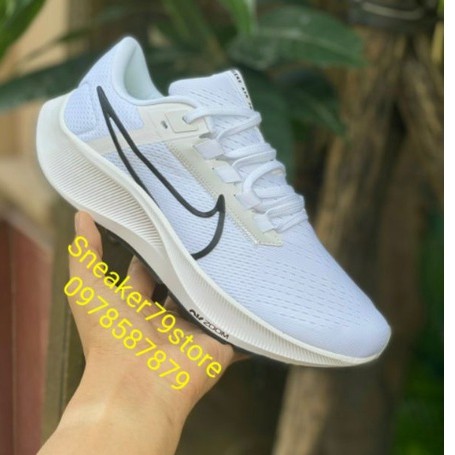 Giày Nike Air Zoom Pegasus 38 White/Black Style : CW7356-100 Nam/Nữ [Chính Hãng - Hình Ảnh Độc Quyền Tại Sneaker79store]