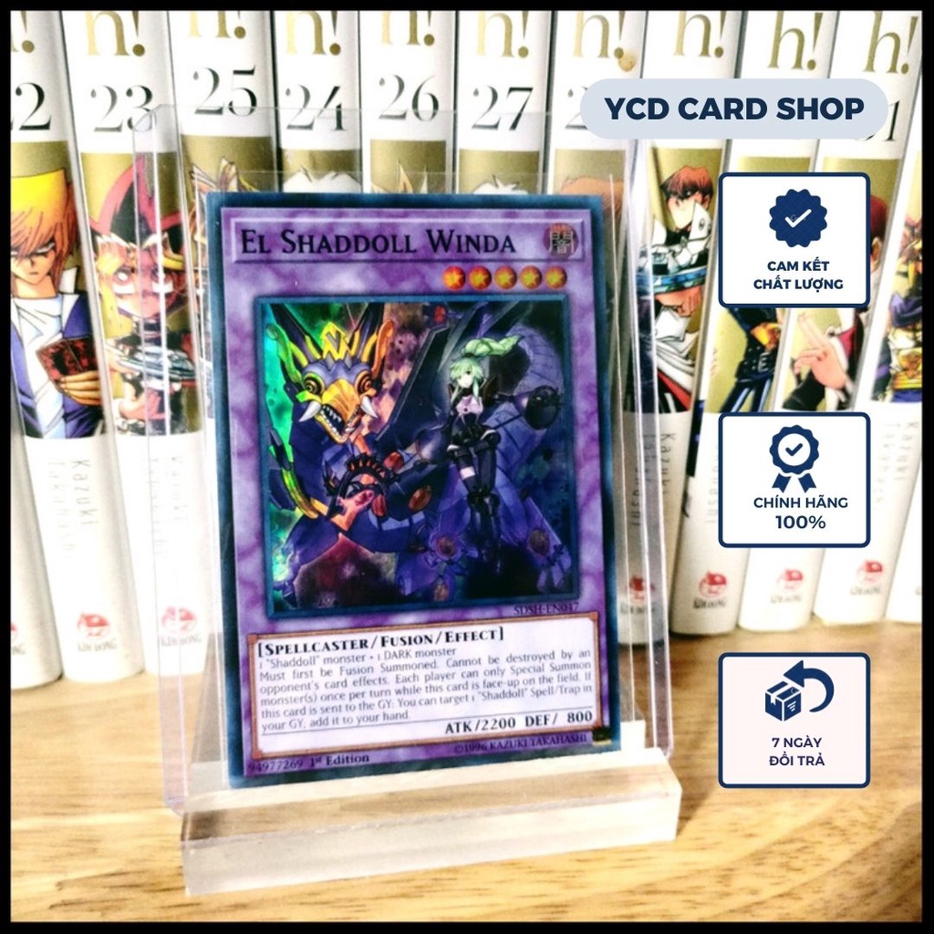 Thẻ bài yugioh chính hãng El Shaddoll Winda – Super Rare