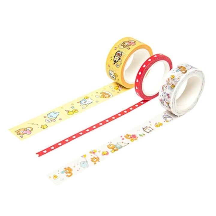 Set 3 Cuộn Băng Dán Giấy Trang Trí ARTBOX Hàn Quốc Họa Tiết Hoạt Hình Đáng Yêu