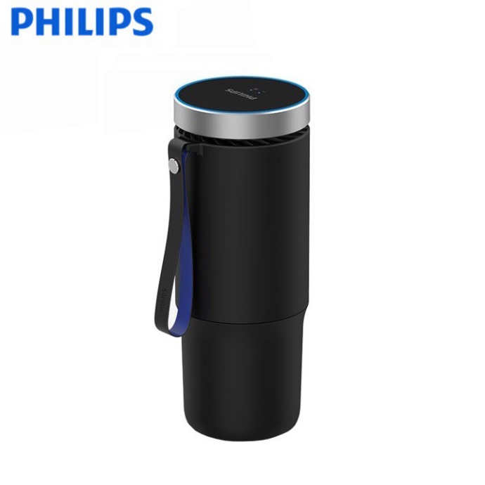 Máy khử mùi và lọc không khí dạng cốc trên ô tô, thương hiệu cao cấp Philips GP5601 - Hàng Chính Hãng(Bảo hành 12 tháng)