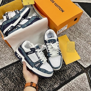 GIÀY LV XANH TRẮNG LAI AU CAO CẤP 1:1 [ Full Box + Free Ship ]