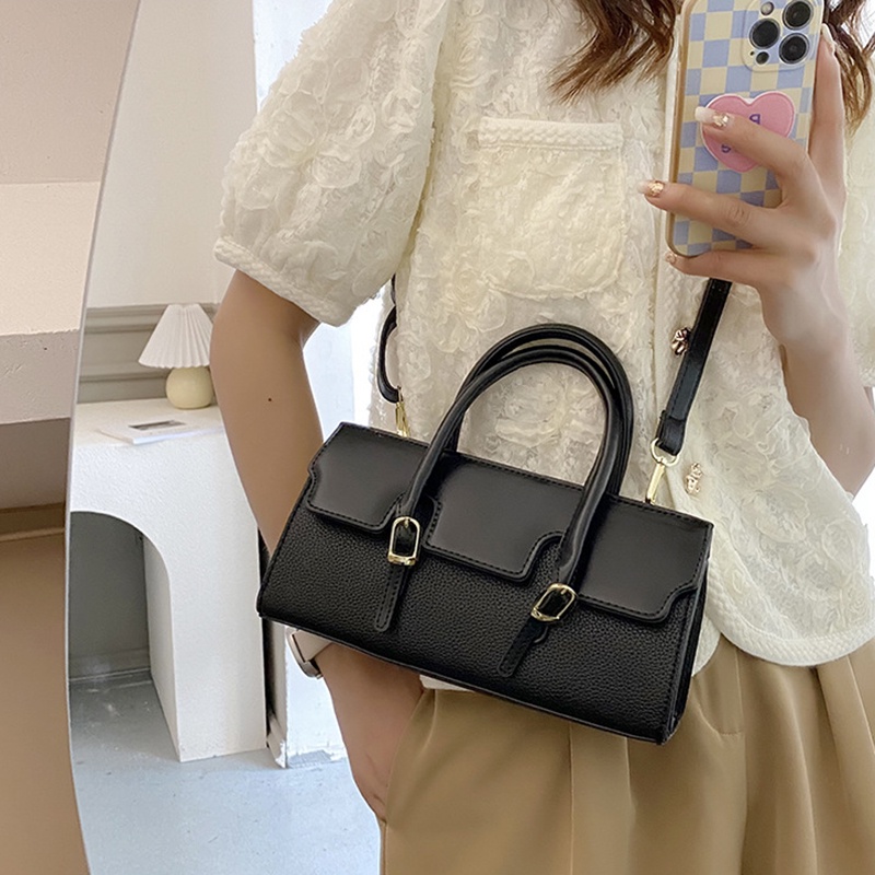 Túi Đeo Vai Màu Sắc Tương Phản Dễ Phối Đồ Thời Trang Cho Nữ