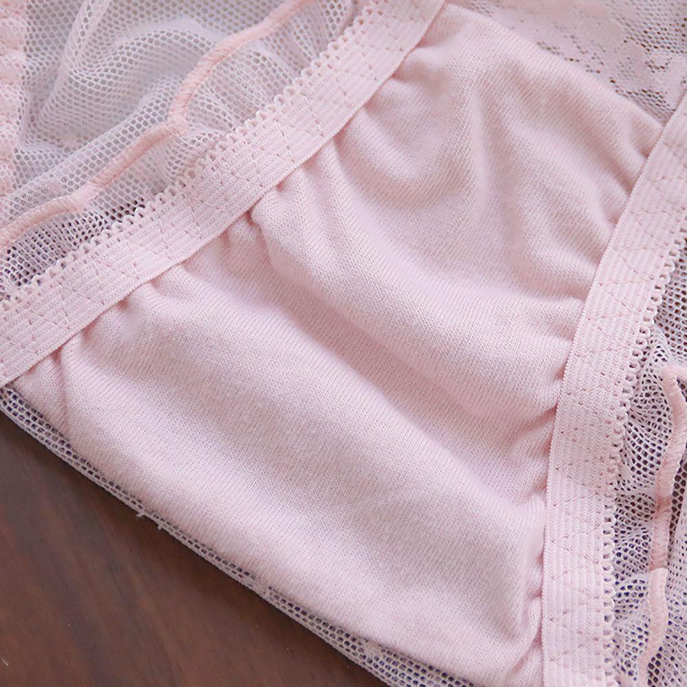 MOCHO Quần Lót Lưới Mềm Mại Thoáng Khí Đính Nơ Phong Cách Lolita Gợi Cảm Cho Nữ