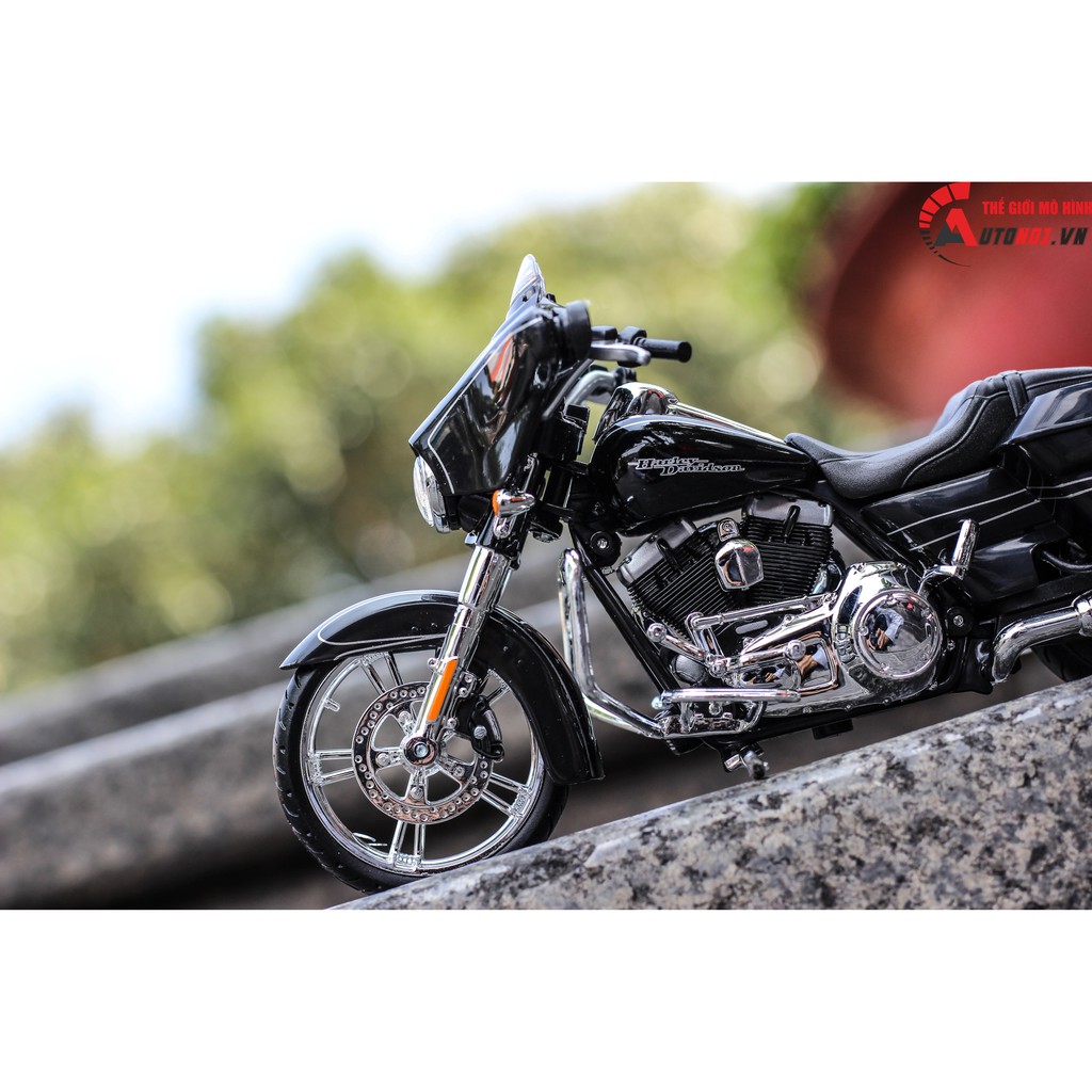 MÔ HÌNH XE HARLEY DAVIDSON 2015 STREET GLIDE SPECIAL BLACK 1:12 MAISTO 1783