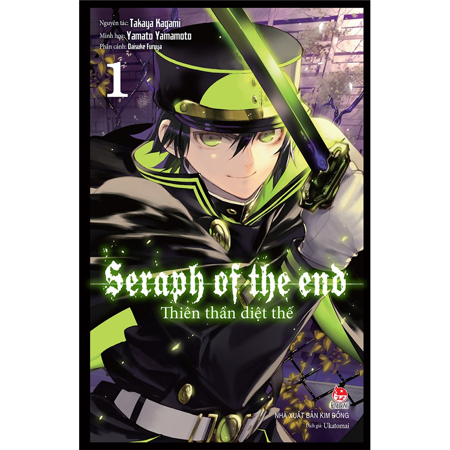 Combo full bộ thiệp khổ lớn Owari no Seraph - Thiên thần tận thế