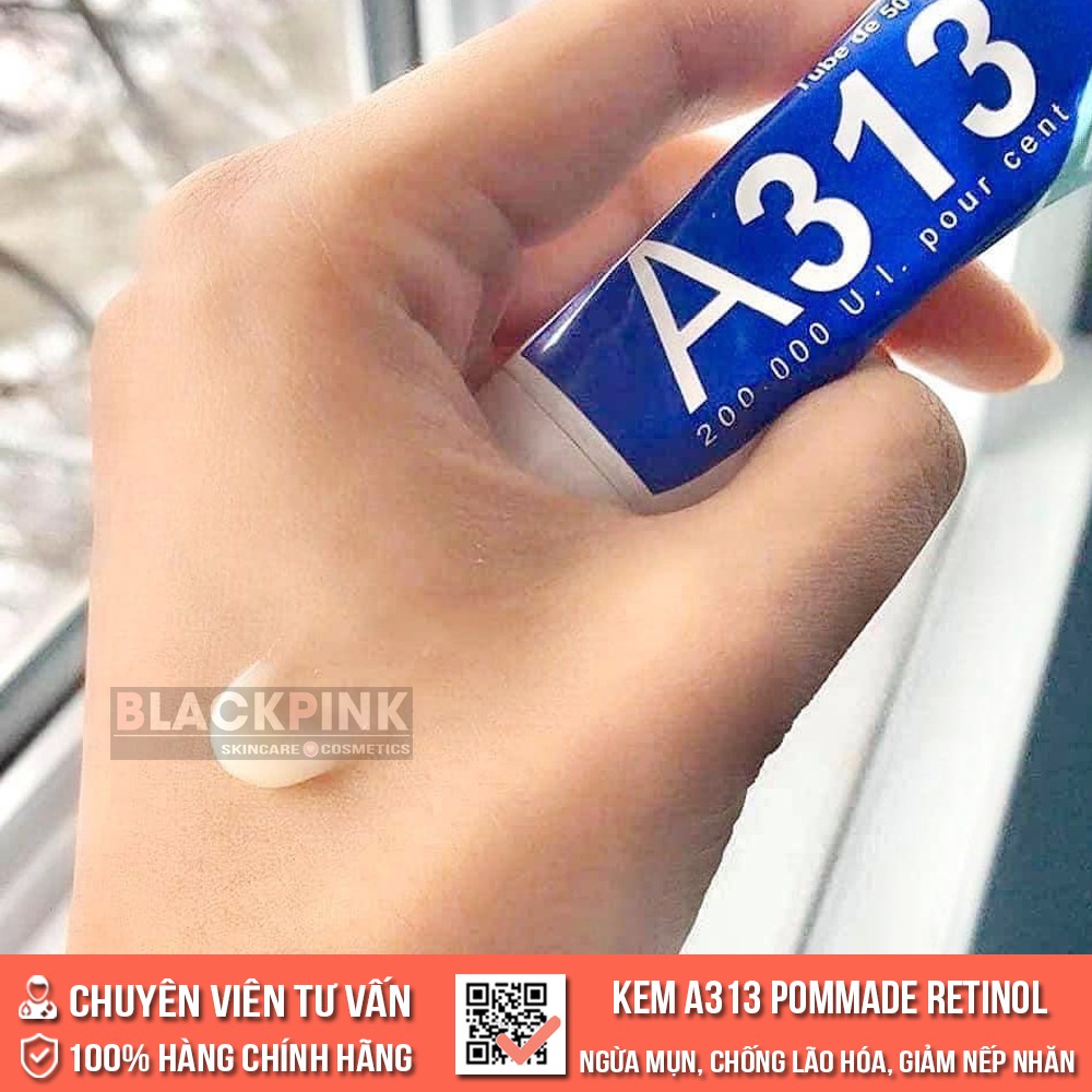 Kem A313 Retinol Pháp Pommade Cream 50g - Làm mờ thâm nám, trẻ hóa da, giảm mụn, các đốm nâu và sẹo do mụn | BigBuy360 - bigbuy360.vn