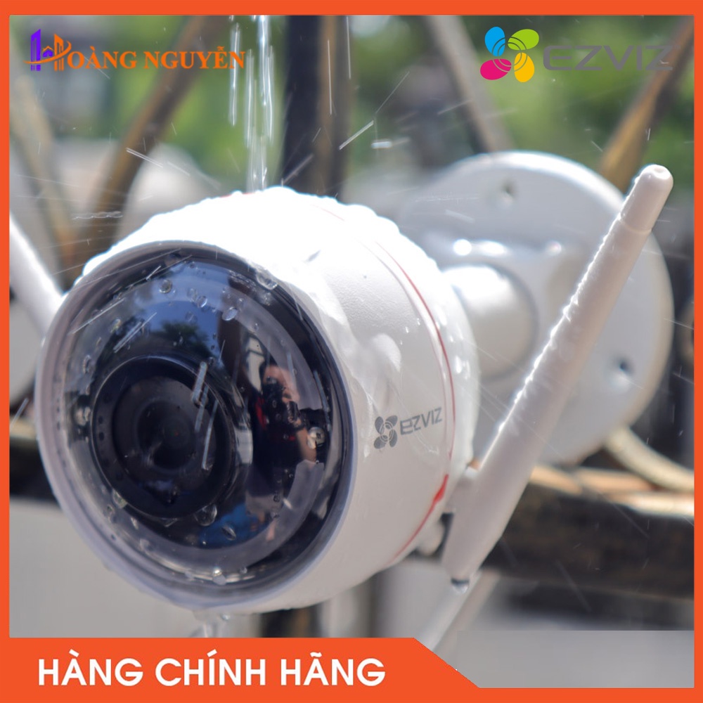 [NHÀ PHÂN PHỐI] Camera Wifi Ngoài Trời Ezviz CV310 C3W 1080P FULLHD - Còi Hú, Đèn Chớp, Có Màu Ban Đêm