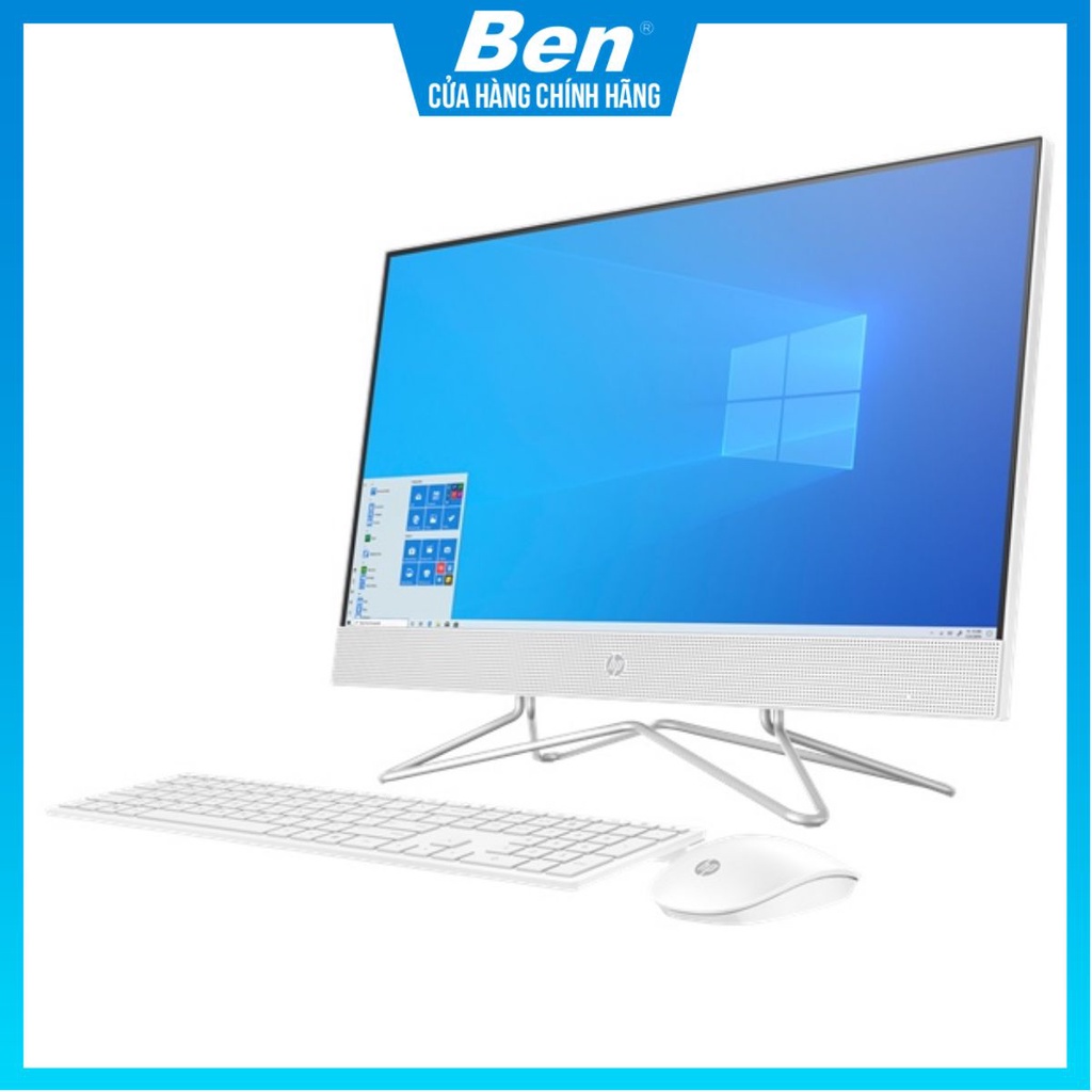 Máy tính để bàn All in one HP 24-df1032d AIO (4B6E5PA)/White/Intel Core i3-1125G4 (up to 3.7Ghz, 8MB)/RAM 4GB/512Gb SSD