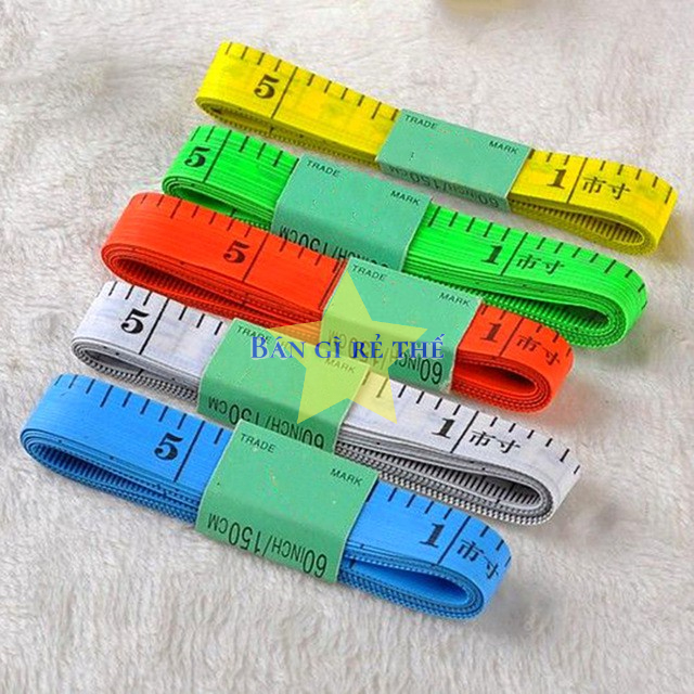 Thước Dây May Đồ, Thước Dây Đo 3 Vòng 150cm