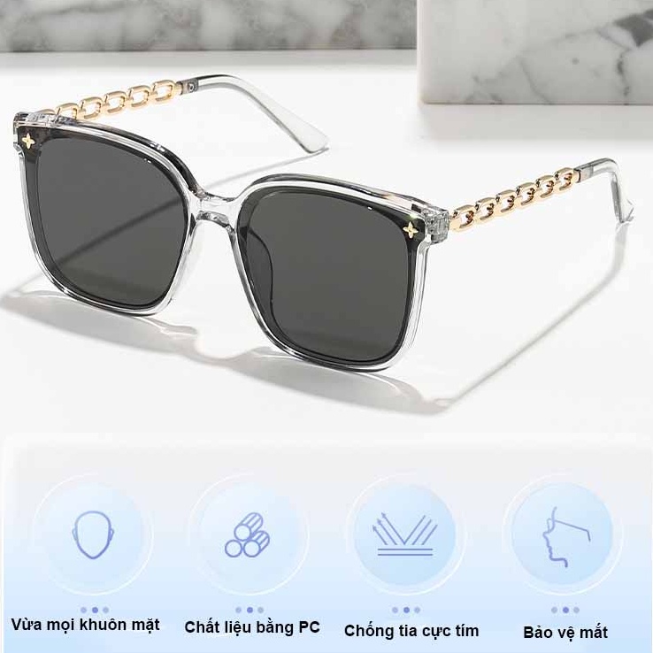 Kính mát nam nữ Tisselly M28 chống tia UV - Phân cực mắt kính kiểu dáng thời trang sành điệu sử dụng đi đường dã ngoại