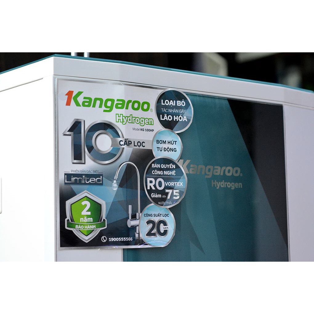 Máy lọc nước 10 cấp lọc Kangaroo Hydrogen Plus KG100HP