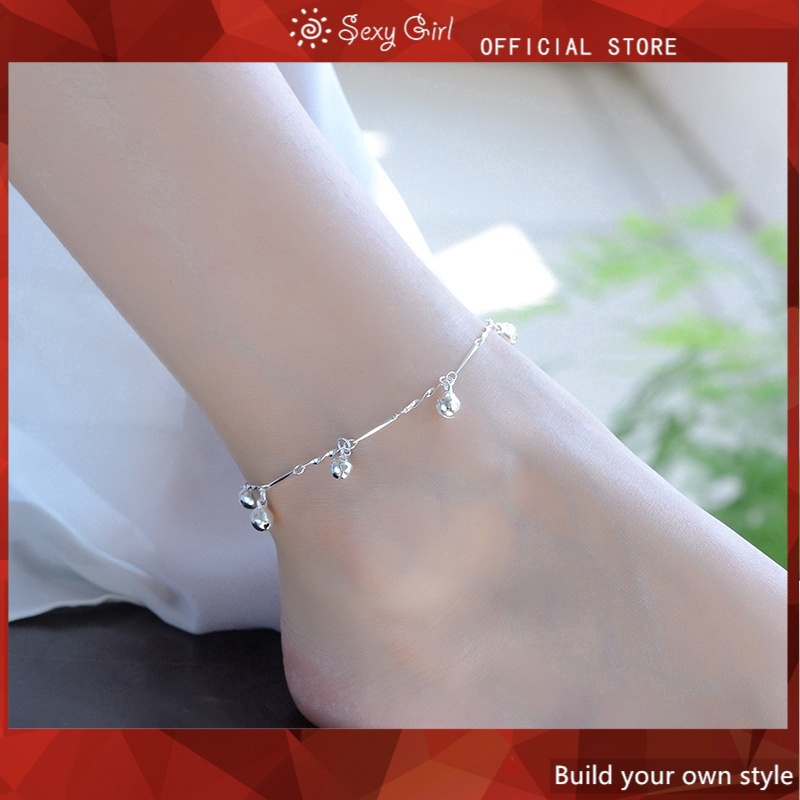 Vòng Đeo Cổ Chân Có Chuông Phong Cách Hàn Quốc Thời Trang