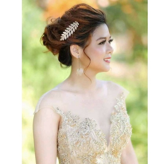 Kẹp lá vàng xinh quá, chỉ 25k