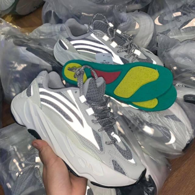 [Hàng sẵn + Full box] Giày Sneaker Yz700 static lót 3 màu