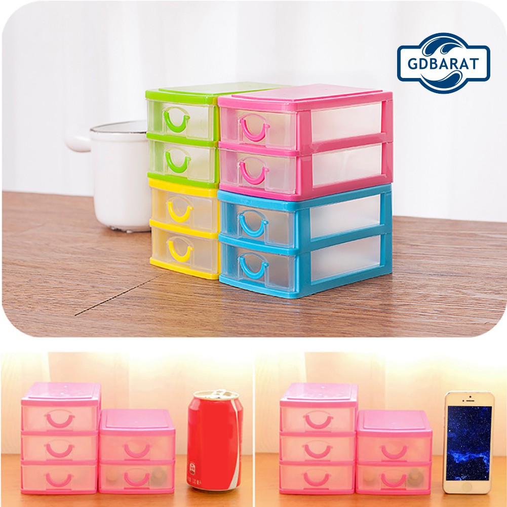 Hộp Đựng Đồ Trang Điểm Nhiều Ngăn Bằng Nhựa Nhiều Ngăn Tiện Dụng