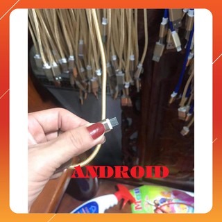 Dây sạc bọc dù dài 3m Iphone/Android/Type-C