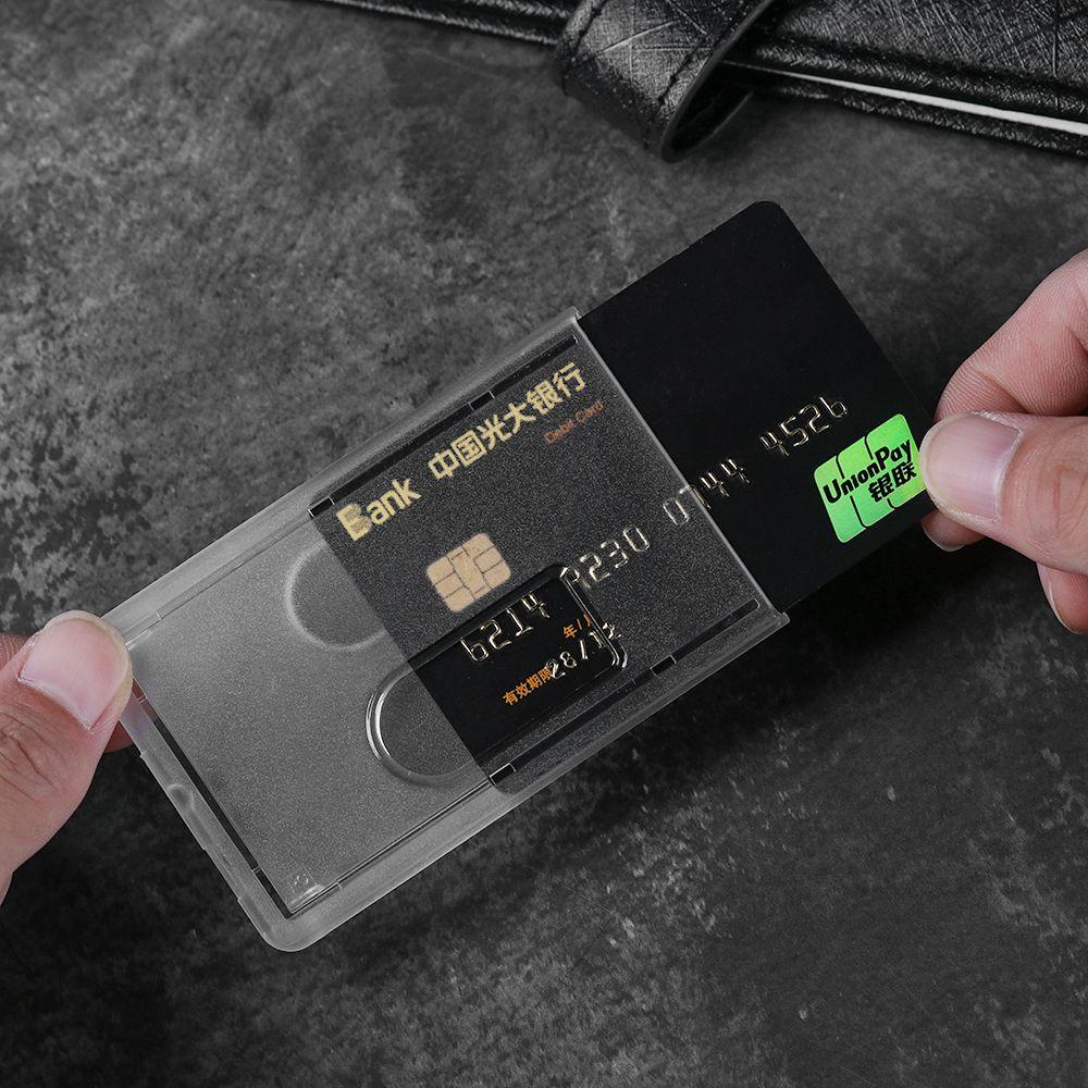 1 Vỏ Nhựa Cứng Bọc Thẻ Đa Năng Nhỏ Gọn