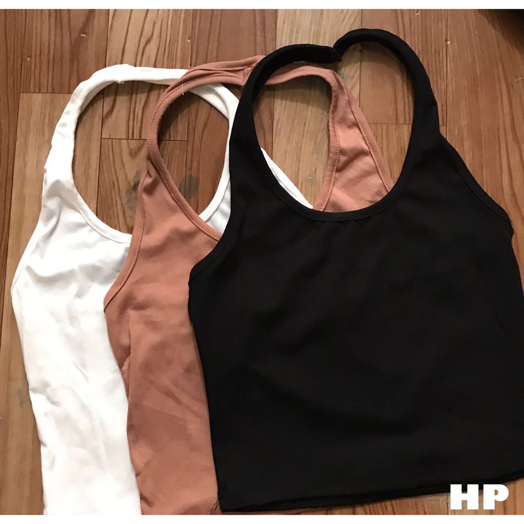 Áo croptop quàng cổ kiểu mới