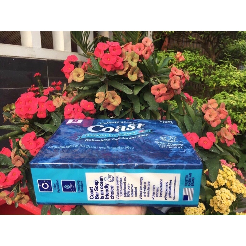 LỐC 8 XÀ BÔNG CỤC COAST MỸ 113G NHẬP KHẨU Mẫu Mới