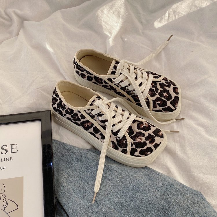 Giày Nữ Cột Dây Họa Tiết Da Báo Thời Trang | BigBuy360 - bigbuy360.vn