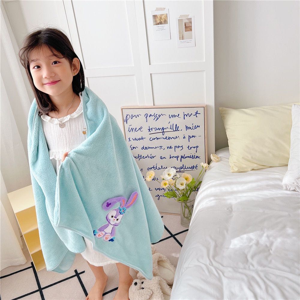 Bộ Khăn Tắm / Khăn Mặt 2 Trong 1 Bằng cotton In Họa Tiết Stella Lou Dễ Thương Cho Bé