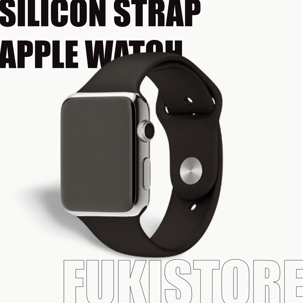 Dây đeo Apple Watch Sport Band Silicon cao cấp size  38mm, 40mm, 41mm, 42mm, 44mm và 45mm