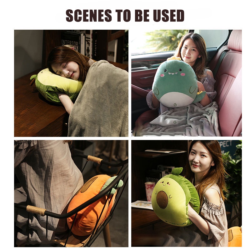 A-LIFE  Bộ Chăn Gối Đa Năng Điều Hòa Nhiệt Độ Cho Xe Hơi / Bantal