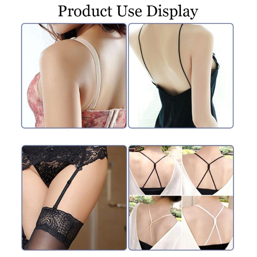 Dây áo ngực co giãn màu trơn có thể điều chỉnh kích thước