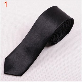 Cà vạt lụa phi bóng bản nhỏ 5cm