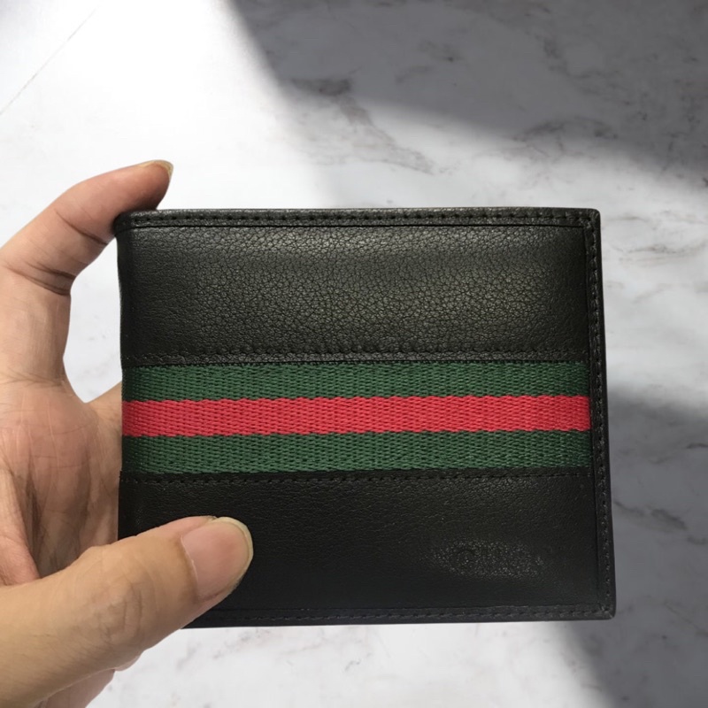 Ví Da Gucci Gập Đôi Cao Cấp Thời Trang Cho Nam