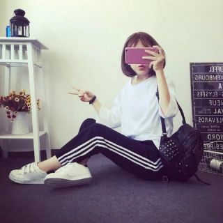 [Order] Quần thể thao nữ ba sọc cá tính