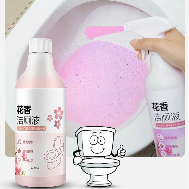 Chai xịt tẩy vệ sinh toilet dạng bọt hương hoa anh đào