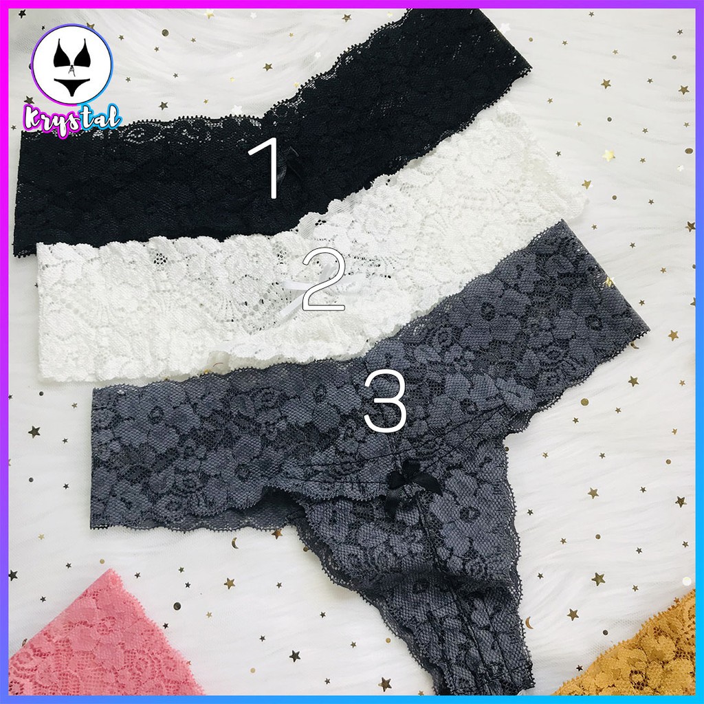 Quần lót ren lọt khe chữ T KRYSTAL KQT03 | BigBuy360 - bigbuy360.vn