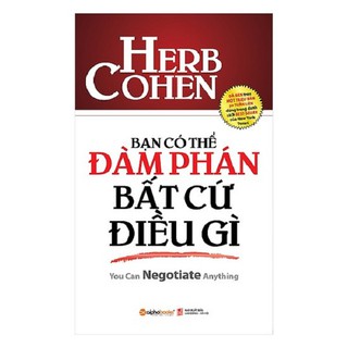 Sách - Bạn có thể đàm phán bất cứ điều gì